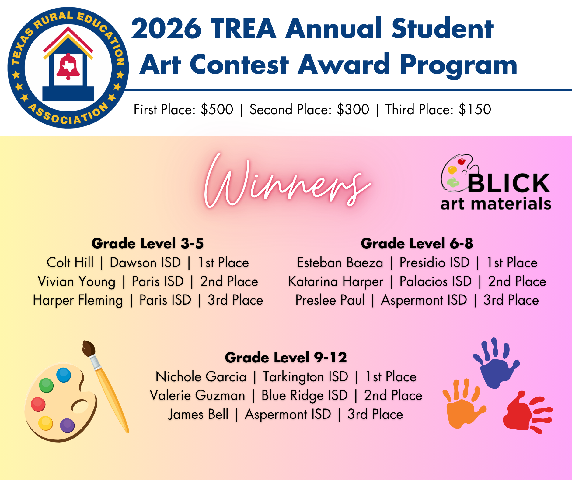 2026 Art Contest Winners 2026 Art Contest Winners