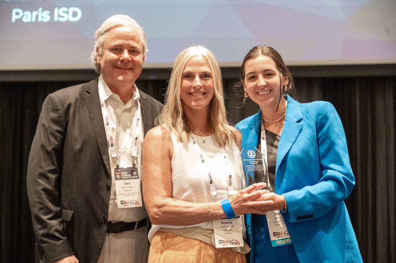 TREA award recipient recognized onstage at the 2026 Annual Conference